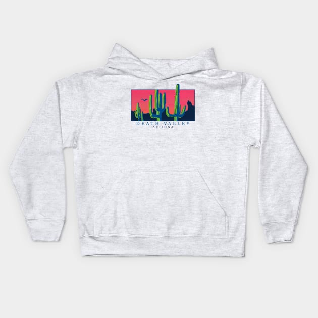 Death Valley Arizona Kids Hoodie by FlaglerSupply